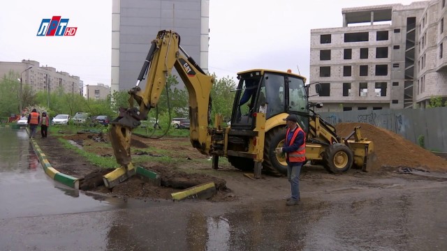 В Люберцах продолжается ямочный ремонт дорог